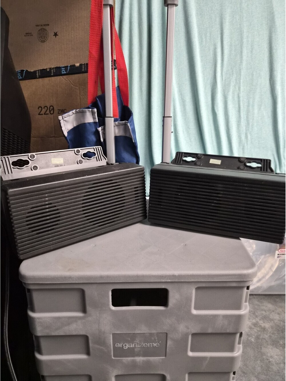 Lot Of 2 16 Ohms Personal Speakers Unbranded